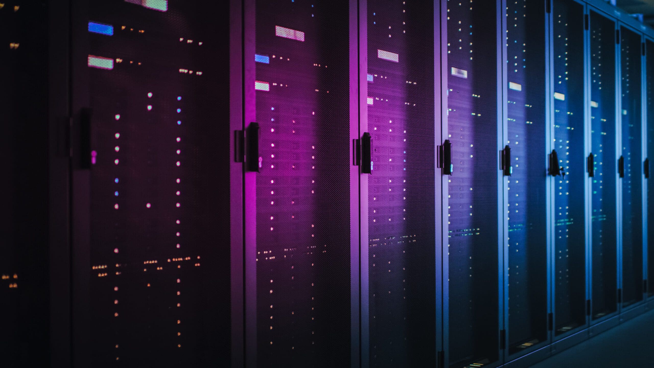 [dephoro] Host - Data Center - A colorful depiction of a server rack, representative of a hosting service.